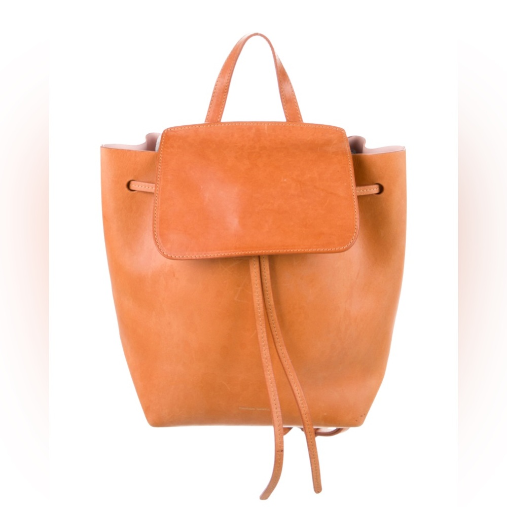 Mansur Gavriel Tan Leather Backpack
